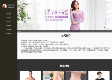 內(nèi)衣成品模板網(wǎng)頁制作與設(shè)計 多少錢能做好一個電商網(wǎng)站？